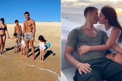  Ronaldo khoe hình ảnh tuyệt vời cùng gia đình trên bờ biển