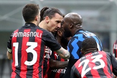 Ibrahimovic và Lukaku đụng độ “tóe lửa” với thẻ đỏ và treo giò