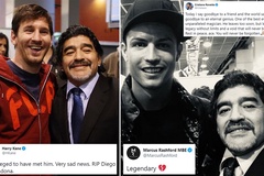 Messi cùng các siêu sao tưởng nhớ đến Maradona