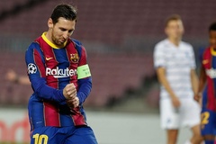 Messi ghi được bao nhiêu cú đúp cho Barca trong sự nghiệp?