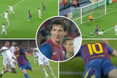 Xem lại pha cản phá của Nesta khiến Messi gục đầu thất vọng