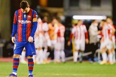Xem Messi nhận thẻ đỏ với hành động gây sốc ở trận gặp Bilbao