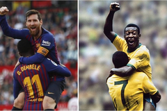 Pele gửi thông điệp chúc mừng Messi san bằng kỷ lục