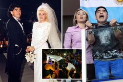 Người tình cũ của Maradona rơi nước mắt sau khi bị “cấm cửa”