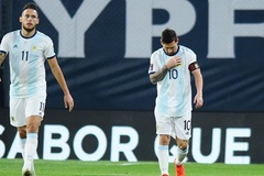 Messi bị tranh đá phạt đền cho Argentina ở vòng loại World Cup 2022