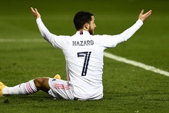 Hazard gây thất vọng với thống kê tồi tệ khi Real thua Bilbao