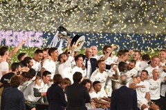 Real Madrid lập kỷ lục về số chức vô địch trong 5 giải châu Âu
