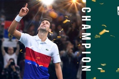 Kết quả tennis mới nhất 7/11: Djokovic vô địch Paris Masters với loạt kỷ lục
