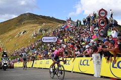 Kết quả chặng 13 cuộc đua xe đạp Tour de France: Dani Martinez cán đích bằng tốc độ rùa bò