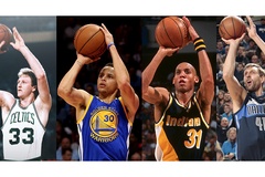 Top 4 xạ thủ 3 điểm vĩ đại đã định hình cả NBA trong 4 thập kỷ qua