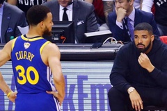 Nghỉ Playoffs, Stephen Curry rủ rapper Drake thi ném 3 điểm tại Toronto