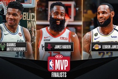 NBA công bố Top-3 cho các danh hiệu cá nhân mùa giải 2019-20
