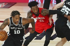 Thắng đậm Rockets vắng James Harden, San Antonio Spurs giữ hy vọng Playoffs