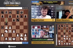Kết quả chung kết giải cờ vua Magnus Carlsen Tour Finals ngày 19/8: Vua cờ chưa hàng!