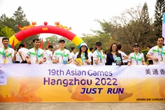 Việt Nam tổ chức Ngày chạy Asian Games Fun Run quảng bá ASIAD 19