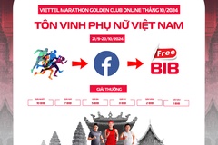 Nhận bib Viettel Marathon Hà Nội miễn phí khi dự cuộc thi Golden Club Online