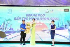 Hoa hậu Môi trường Thế giới Nguyễn Thanh Hà làm đại sứ giải chạy Bepharco Bến Tre Marathon 2023