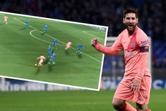 Messi khiến CĐV phát cuồng với đường chuyền "kinh dị" loại bỏ cả hàng thủ Getafe