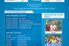 Infographic: Ho Chi Minh City Marathon 2019 và những con số
