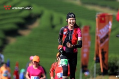 Hoa hậu Thu Thủy rạng ngời trên đường chạy Vietnam Trail Marathon 2019