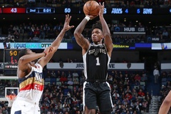 Video San Antonio Spurs 126-114 New Orleans Pelicans (NBA ngày 27/1)