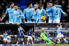 Man City đánh bại Everton và trở lại ngôi đầu bảng sau 53 ngày