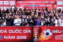 Nhìn lại khoảnh khắc CLB Hà Nội đánh bại Bình Dương tại trận Siêu Cúp Quốc gia 2018