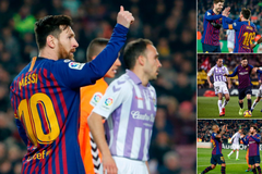 Messi đạt cột mốc ghi bàn ngoạn mục và những điểm nhấn từ trận Barca - Valladolid