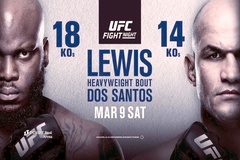 TRỰC TIẾP UFC Fight Night 146: Derrick Lewis vs. Junior dos Santos