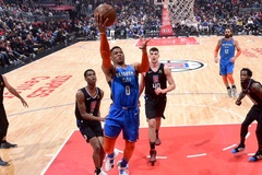 Video Oklahoma City Thunder 110-118 Los Angeles Clippers (NBA ngày 9/3)