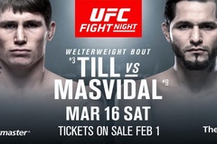 TRỰC TIẾP: UFC on ESPN+ 5: Darren Till vs Jorge Masvidal