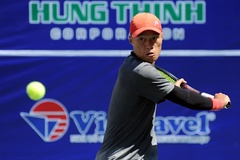 Cựu vô địch quốc gia Phạm Minh Tuấn thắng dễ tại vòng 1 giải tennis VTF Pro Tour 200 -1