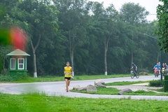 Mục kích đường chạy marathon "Hoa vàng trên cỏ xanh" Ecopark