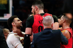 Liệu NBA có cấm thi đấu gần chục cầu thủ sau màn gây gổ giữa Denver Nuggets và Portland Trail Blazers?