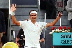 Roger Federer trở lại sân đất nện hoàn hảo trước mắt các siêu sao