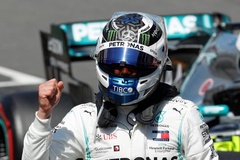 Kết quả phân hạng chặng đua Tây Ban Nha 2019: Valtteri Bottas lập hattrick với 3 lần đạt pole liên tiếp