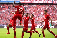 Bayern Munich lên ngôi vô địch Bundesliga sau trận thắng 5 sao
