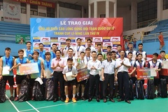 Nam TP.HCM, nữ Thái Bình vô địch Giải cầu lông đồng đội toàn quốc 2019