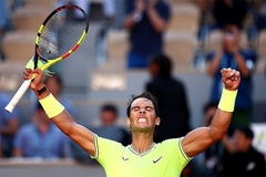 Nadal mất set đầu tiên ở Pháp Mở rộng