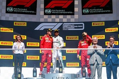 Canadian Grand Prix 2019: Vettel làm việc xưa nay hiếm khi leo lên đứng chung bục chiến thắng với Hamilton!