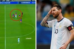 Xót xa với video thể hiện sự cô đơn của Messi trong trận thua tức tưởi của Argentina trước Colombia