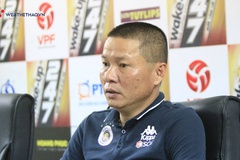 HLV Chu Đình Nghiêm giải thích lý do rút Quang Hải ra sớm ở trận gặp Khánh Hòa