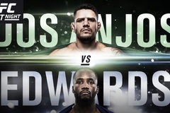 TRỰC TIẾP UFC on ESPN 4: Rafael dos Anjos vs Leon Edwards, 8h ngày 21/7