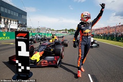 Hungarian Grand Prix: Max Verstappen lần đầu chiếm pole và uy hiếp Lewis Hamilton