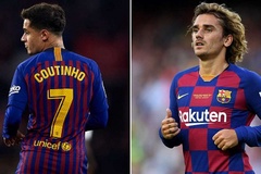 Vì sao Griezmann không thể mặc áo số 7 của Coutinho đã rời Barca?