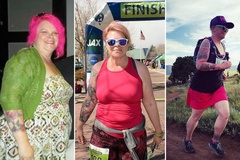Nữ quản lý phòng thu 50 tuổi nặng 135kg giảm nửa trọng lượng nhờ chạy marathon
