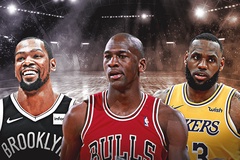 Lebron James, Michael Jordan và Kevin Durant đứng đầu về thu nhập từ giày