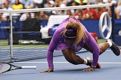 Serena Williams thoát hiểm khi các sao nữ rơi lả tả ở US Open