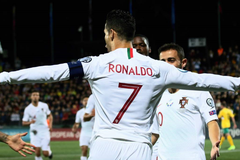 Kết quả vòng loại Euro 2020 đêm qua (11/9): Ronaldo lập poker mở màn đại tiệc