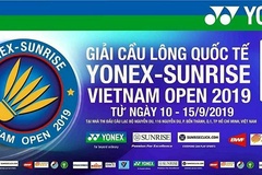 Lịch thi đấu chung kết Giải cầu lông Vietnam Open 2019 ngày 15/9